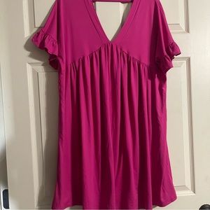 White Birch Pink Women’s Boutique Dress